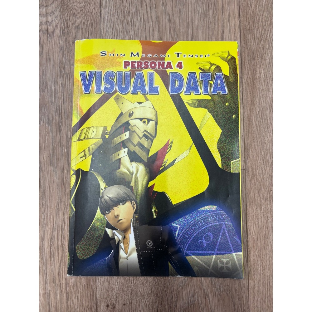 Shin Megami Tensei Persona 4 Visual Data Art Book Atlus PS2 2008 PS-53033-5